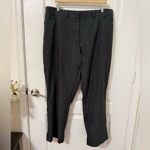 Size 22/31 Gray Women’s Straight Leg Pant. Chick-fil-A Oobe Brand